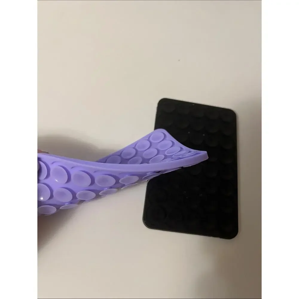 Silicone Phone Mount Grip Pad - Purple & Black 2 Pack